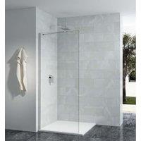 Nexa By Merlyn 10mm Chrome Frameless Wet Room Shower Screen excludes bracing bar - 2015 x900mm