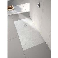Nexa By Merlyn 30mm Rectangular Slate White Shower Tray - 1200 x 900mm