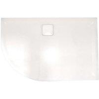 Nexa By Merlyn 25mm Offset Quadrant Left Hand Low Level Slip Resistant Shower Tray - 1200 x 900mm