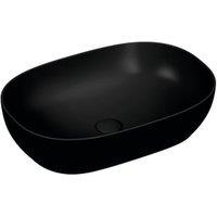 VitrA Norden Oval Matt Black Countertop Basin - 590mm