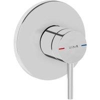 VitrA Origin Round Built-In 1 Way Exposed Shower Mixer Valve - Chrome