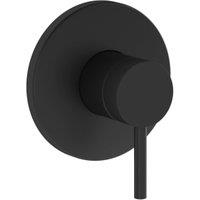 VitrA Spring Round Built-In 1 Way Exposed Shower Mixer Valve - Dust Black