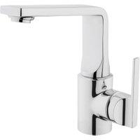 VitrA Suit L Side Handle Mono Basin Mixer Tap - Chrome