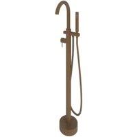 Beckington Floor Standing Bath Shower Mixer Tap - Brushed Bronze