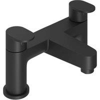 Beckington Double Lever Deck Mounted Bath Filler Tap - Matt Black