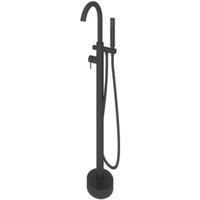 Beckington Floor Standing Bath Shower Mixer Tap with - Matt Black