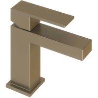 Ashton Single Lever Compact Mono Basin Mixer Tap - Brushed Nickel