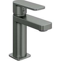 Hemington Single Lever Mono Basin Mixer Tap - Matt Anthracite