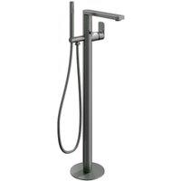 Hemington Floor Standing Bath Shower Mixer Tap - Matt Anthracite