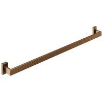 Hadleigh Single Towel Rail - Brushed Bronze