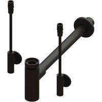 Wickes Professional Bottle Trap and Designer Isolation Valve Kit - Matt Black