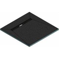 Abacus Linear 30mm Wetroom Shower Tray with 600mm End Drain Level Access - 1200 x 1200mm