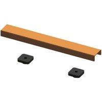 Linear Brushed Bronze Trap Cover - 300mm