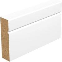 Wickes V-Groove White Architrave - 18 x 69 x 2100mm - Pack of 5
