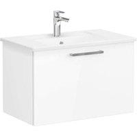 VitrA Avery Gloss White Wall Hung Vanity Unit & Basin - 600 x 415mm