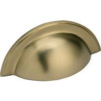 Wickes Windsor Cup Handle - Brushed Brass