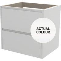 Duarti By Calypso Beaufort 600mm Full Depth 2 Drawer Wall Hung Vanity Unit - White Varnish