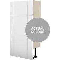 Duarti By Calypso Highwood 400mm Floor Reaching Slimline Toilet Unit - Fossil Grey