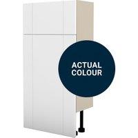 Duarti By Calypso Highwood 400mm Floor Reaching Slimline Toilet Unit - Midnight Blue