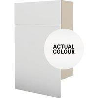 Duarti By Calypso Cascade 500mm Floor Reaching Slimline Toilet Unit - Matt White