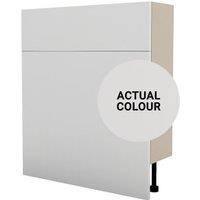 Duarti By Calypso Cascade 700mm Floor Reaching Slimline Toilet Unit - Mirror Grey
