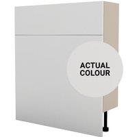 Duarti By Calypso Beaufort 700mm Floor Reaching Slimline Toilet Unit - Grey Varnish