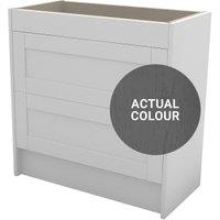 Duarti By Calypso Highwood 800mm Slimline 2 Drawer Floor Standing Vanity Unit - Panther Grey