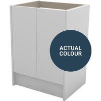 Duarti By Calypso Cascade 600mm Full Depth 2 Door Floor Standing Vanity Unit - Twilight Blue