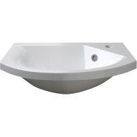 Duarti By Calypso Belmont Semi Recessed Cast Marble Slimline Basin - 500mm