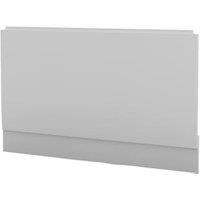Duarti By Calypso 800mm Bath End Panel with Plinth - White Varnish