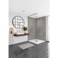 Wetwall Elite Scafell Slate 3 Sided Shower Panel Kit - 1200 x 900mm
