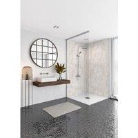 Wetwall Elite Himalayan Marble 3 Sided Shower Panel Kit - 1700 x 900mm