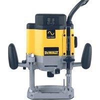 DEWALT DW625KT-GB 12mm 240V (1/2in) Corded Plunge Router - 2300W