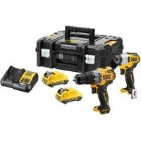 DEWALT DCK2111L2T-GB 12V XR Brushless 2 x 3.0Ah Cordless Drill Driver - Twin Kit