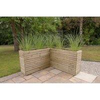 Forest Garden Linear Corner Planter - 850 x 1600mm