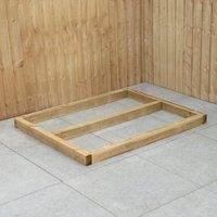 Forest Garden Shed Base for Overlap Sheds with Assembly - 4 x 3ft