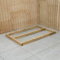 Forest Garden Shed Base for Overlap Sheds with Assembly - 5 x 3ft