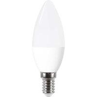 Wickes Non-Dimmable Opal LED E14 Candle 4.9W Warm White Light Bulb