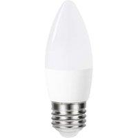 Wickes Dimmable Opal LED E27 Candle 4.9W Warm White Light Bulb