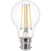 Wickes Non-Dimmable GLS Filament B22 5.9W Warm White Light Bulb - Pack of 4
