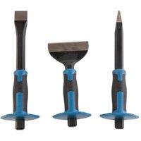 Wickes Guarded 3 Piece Bolster Chisel Set