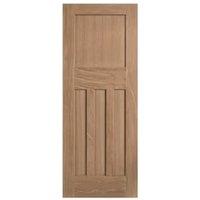 LPD Internal DX 30s Un-Finished Oak FD30 Fire Door - 838 x 1981mm