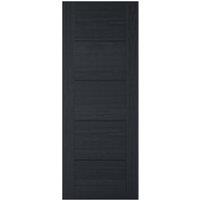 LPD Internal Vancouver 5 Panel Pre-Finished Charcoal Black FD30 Fire Door - 686 x 1981mm