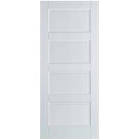 LPD Internal Contemporary 4 Panel Primed White FD30 Fire Door - 838 x 1981mm
