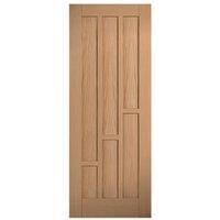 LPD Internal Coventry 6 Panel Un-Finished Oak Solid Core Door - 838 x 1981mm