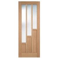 LPD Internal Coventry 3 Lite Un-Finished Oak Solid Core Door - 838 x 1981mm