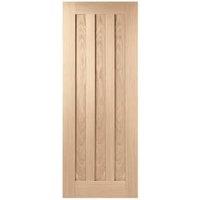 LPD Internal Idaho 3 Panel Un-Finished Oak Solid Core Door - 686 x 1981mm