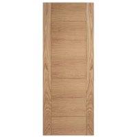 LPD Internal Carini 7 Panel Pre-Finished Oak Solid Core Door - 726 x 2040mm