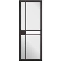 LPD Internal Greenwich 5 Lite Primed Black Solid Core Door - 762 x 1981mm