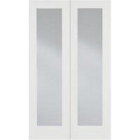 LPD Internal Pair Pattern 20 Primed White Solid Core Door - 1219 x 1981mm